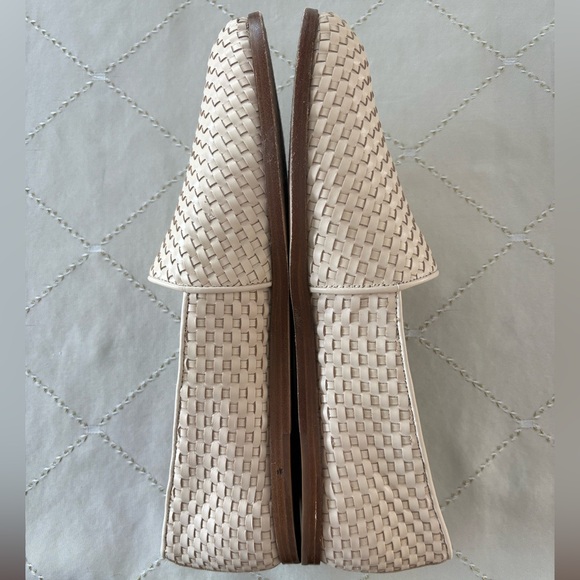 Nisolo Mara Bone Woven Leather Loafers Size 11.5 EUC - Picture 4 of 16